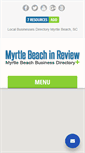 Mobile Screenshot of myrtlebeachinreview.com