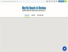 Tablet Screenshot of myrtlebeachinreview.com